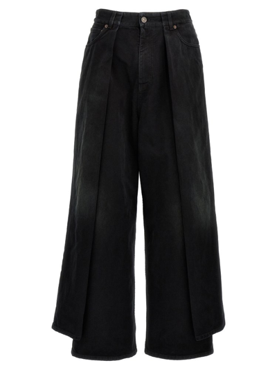 Shop Balenciaga Double Side Pants In Black