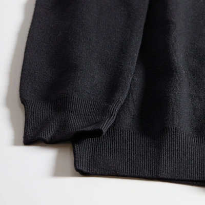 Monrow Soft Knit Raglan Sweater In Black