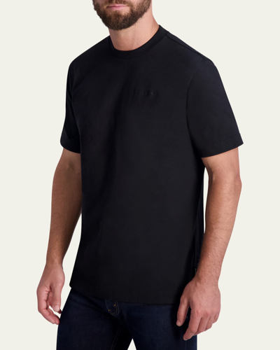 Shop Karl Lagerfeld Men's Organic Cotton Jersey T-shirt In Black