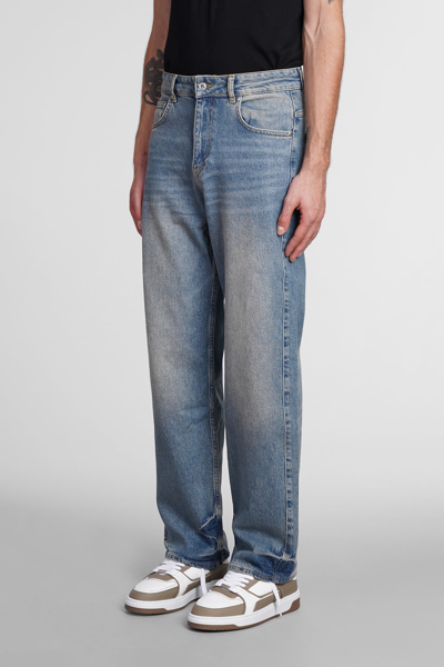 Shop Represent Jeans In Blue Cotton