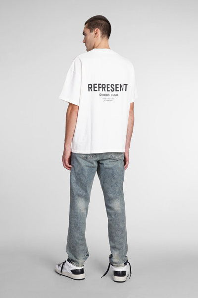 Shop Represent T-shirt In White Cotton