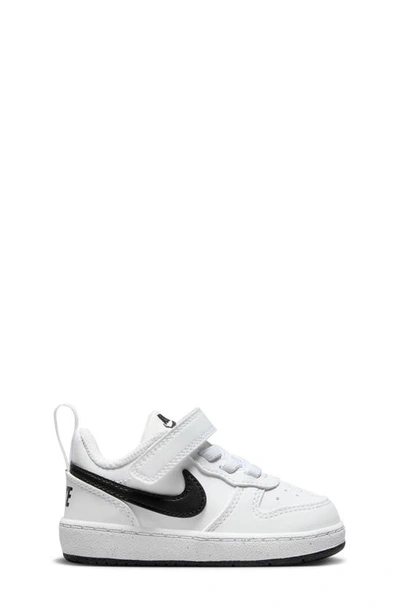 Shop Nike Kids' Court Borough Low Recraft Sneaker In White/ Black