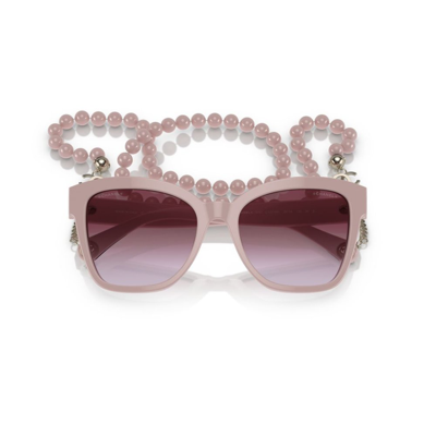 Chanel Eyewear Square Frame Sunglasses In Pink