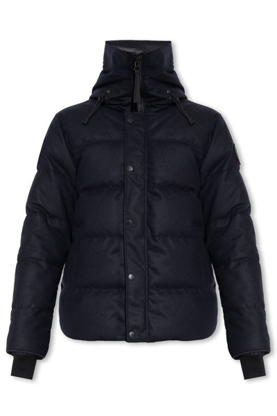Shop Canada Goose Mcmillan Padded Jacket In Navy