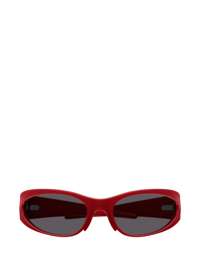 Shop Balenciaga Eyewear Reverse Xpander 2.0 Rectangle Sunglasses In Red