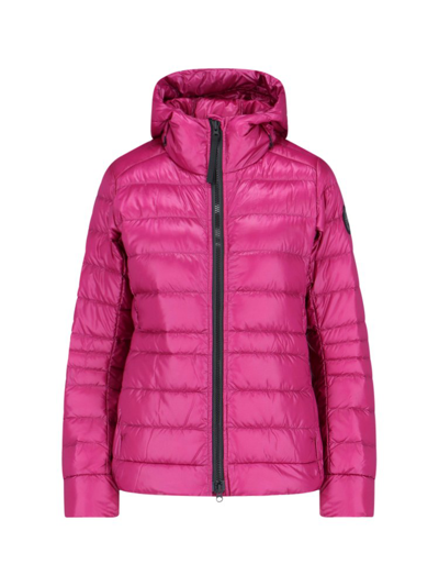 Shop Canada Goose Padded Zipped Jacket In Pink