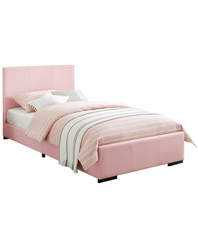 Shop Camden Isle S Hindes Upholstered Platform Bed In Pink