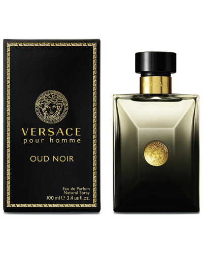 Shop Versace Men's 3.4oz Pour Homme Oud Noir Eau De Parfum Spray
