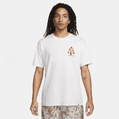 Shop Nike Men's  Acg T-shirt In White