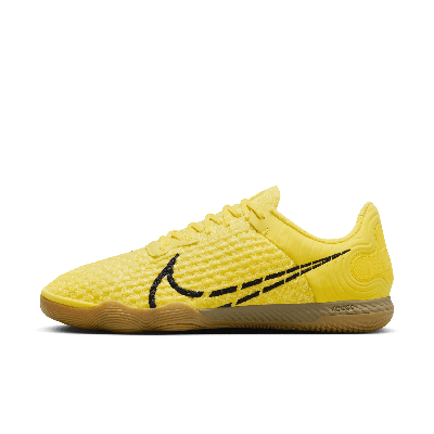 Shop Nike Men's React Gato Indoor/court Low-top Soccer Shoes In Yellow