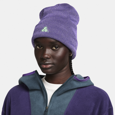 Shop Nike Unisex  Acg Beanie In Purple