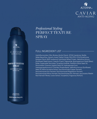 Shop Alterna Caviar Perfect Texture Spray, 6.5 Oz. In No Color