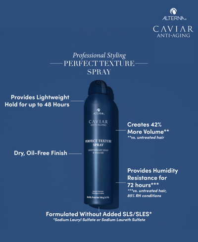 Shop Alterna Caviar Perfect Texture Spray, 6.5 Oz. In No Color