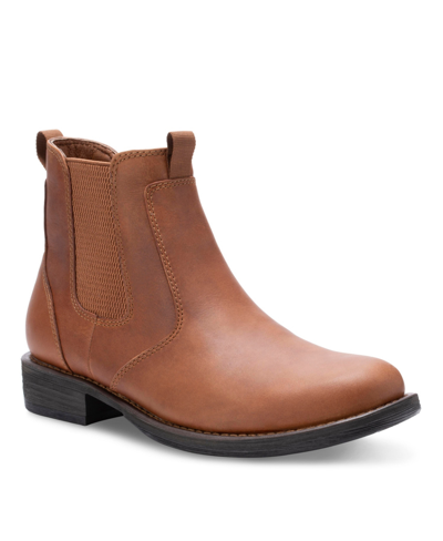 Shop Eastland Shoe Men's Daily Double Chelsea Slip On Boots In Oak