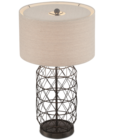 Shop Lite Source Cassiopeia Table Lamp In Black
