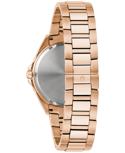 Shop Bulova Men's Classic Phantom Rose Gold-tone Stainless Steel Bracelet Watch 40mm