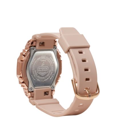 Shop G-shock Unisex Two-hand Quartz Analog Digital Blush Resin Watch, 40.4mm, Gms2100pg-4a