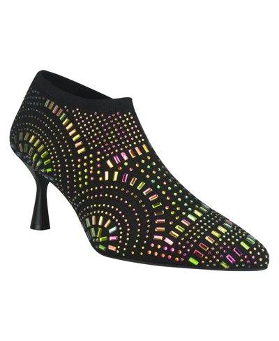 Shop Impo Women's Victory Stretch Knit Ankle Booties In Black Rainbow