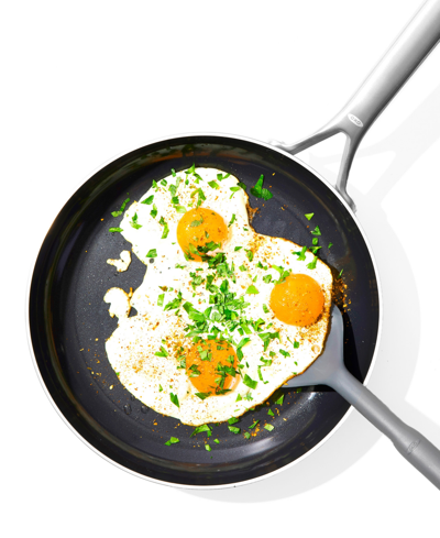 Oxo Mira Tri-ply Stainless Steel Non-stick 12" Frying Pan In Stainless Steel