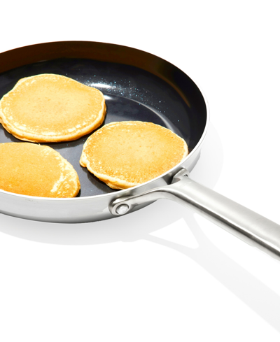 Oxo Mira Tri-ply Stainless Steel Non-stick 12" Frying Pan In Stainless Steel