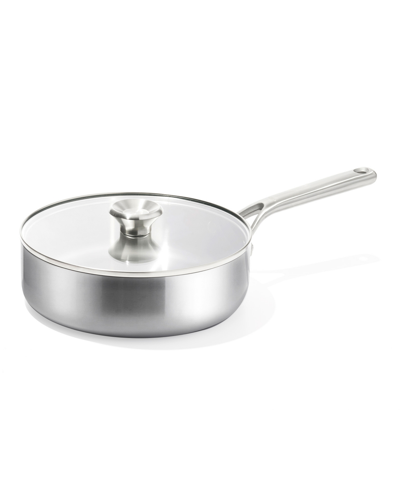 Oxo Mira Tri-ply Stainless Steel 11" Saute Pan With Lid In Stainless Steel