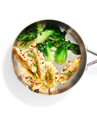 Oxo Mira Tri-ply Stainless Steel 11" Saute Pan With Lid In Stainless Steel