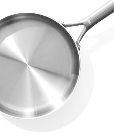 Oxo Mira Tri-ply Stainless Steel 11" Saute Pan With Lid In Stainless Steel