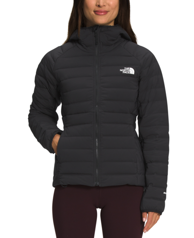 The North Face Belleview Stretch 600-fill Power Down Coat In Tnf Black