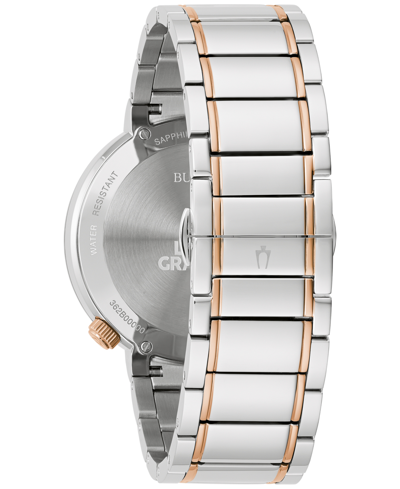 Shop Bulova Men's Latin Grammy Futuro Two-tone Stainless Steel Bracelet Watch 42mm
