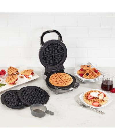 Cuisinart 2-in-1 Classic Or Belgian Removable Plate Waffle Maker In Stainless Steel