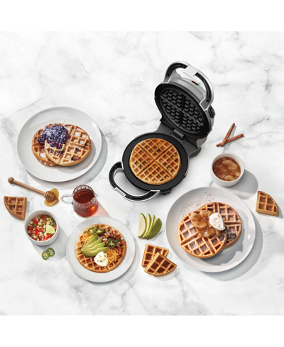 Cuisinart 2-in-1 Classic Or Belgian Removable Plate Waffle Maker In Stainless Steel
