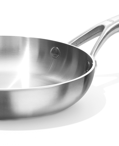 Oxo Mira Tri-ply Stainless Steel 8" Frying Pan In Stainless Steel