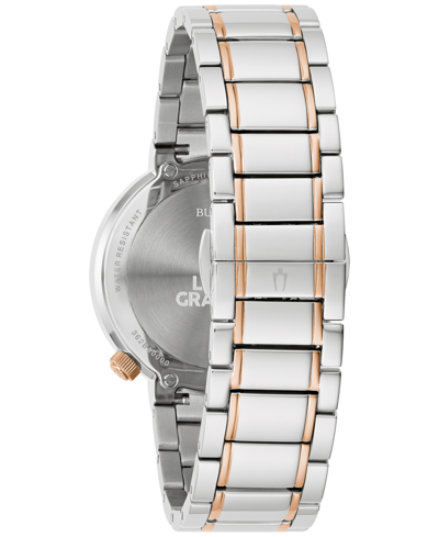 Bulova Women's Latin Grammy Futuro Two-tone Stainless Steel Bracelet Watch 35mm In Two-tone