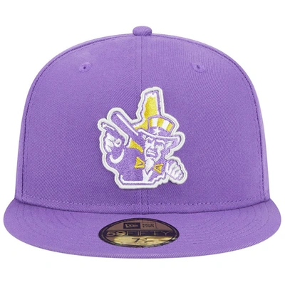 Shop New Era Purple New Hampshire Fisher Cats Theme Nights New Hampshire Primaries Uncle Sam 59fifty Fitt