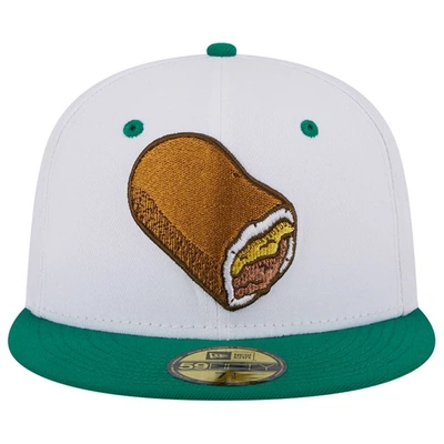Shop New Era White Omaha Storm Chasers Theme Nights Omaha Runzas  59fifty Fitted Hat