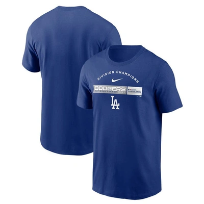 Shop Nike Royal Los Angeles Dodgers 2023 Nl West Division Champions T-shirt