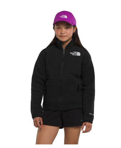 Shop The North Face Big Boys Teen Denali Lightweight Jacket In Tnf Black