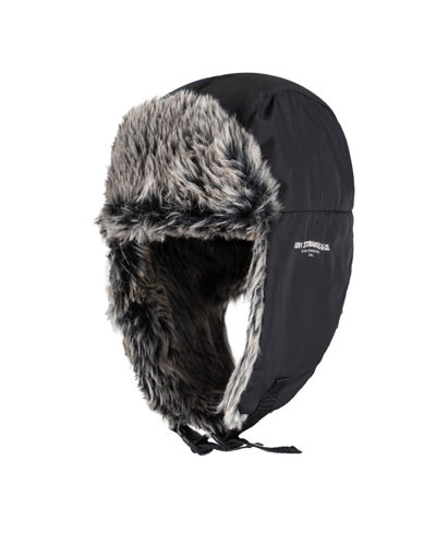 Shop Levi's Men's Nylon Water Resistant Maximum Warmth Trapper Hat In Black