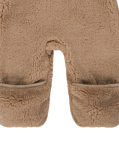 Nike Baby Boys Hooded Sherpa Coverall In Hemp