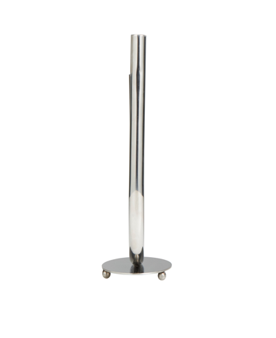 Rosemary Lane The Novogratz Silver Stainless Steel Metal Abstract U-shaped Candelabra, 10" X 6" X 14" In Silver