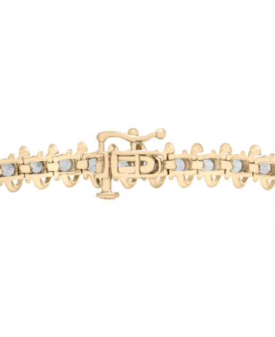 Shop Macy's Diamond Tennis Bracelet (2 Ct. T.w.) In 10k Gold, Created For  In Yellow Gold