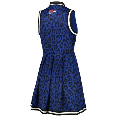 Shop Puma Royal 3m Open Golf X Hoops V-neck Quarter-zip Sleeveless Dress