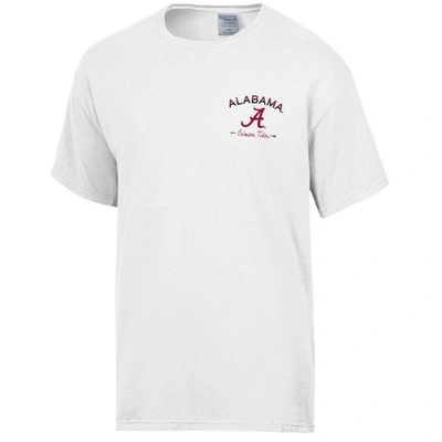 Shop Comfort Wash White Alabama Crimson Tide Great Outdoors T-shirt