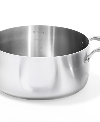 Oxo Mira Tri-ply Stainless Steel 10 Piece Cookware Set In Stainless Steel