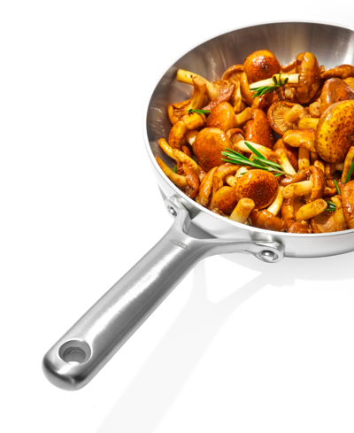 Oxo Mira Tri-ply Stainless Steel 10 Piece Cookware Set In Stainless Steel
