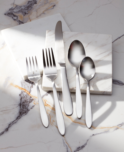 Oneida Mooncrest Satin 20 Piece Everyday Flatware Set In Metallic And Stainless