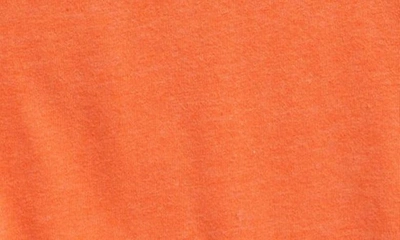 Shop Quiksilver Kids' Gradient Lines Graphic T-shirt In Red Orange Heather