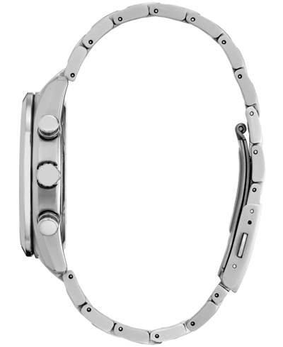 Shop Citizen Men's Tsuki-yomi A-t Chronograph Sport Luxury Eco-drive Silver-tone Titanium Bracelet Watch 43mm