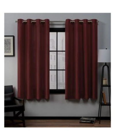Shop Exclusive Home Loha Linen Grommet Top Window Curtain Panel Pair In Natural