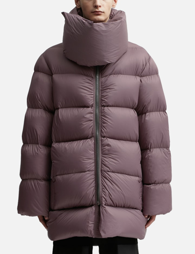 Rick Owens Mountain Jacket In Purple